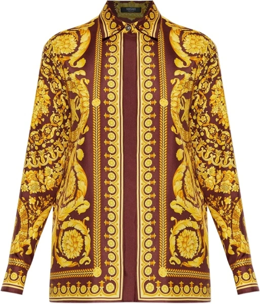 Camasa casual Printed silk Shirt