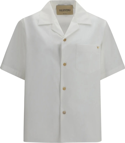 Camasa casual Short-sleeve Shirt with VLogo