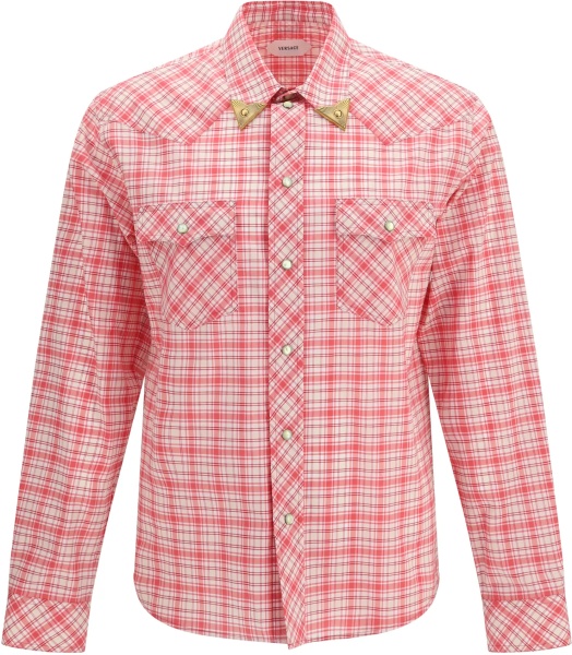 Camasa casual Slim checked cotton poplin Shirt