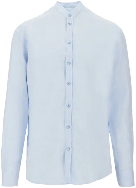 Camasa Guru collar linen shirt