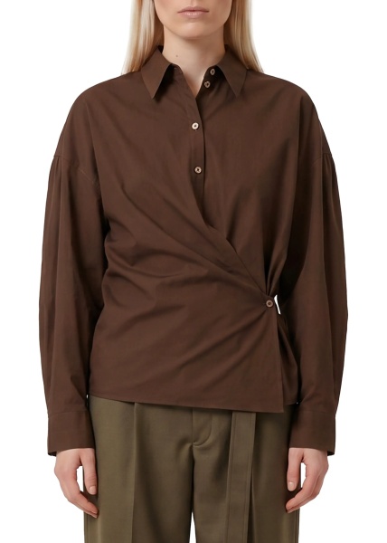 Camasa Straight Collar Twisted Shirt