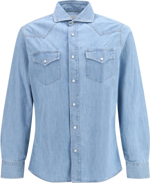 Camasi Easy Fit lightweight denim Shirt