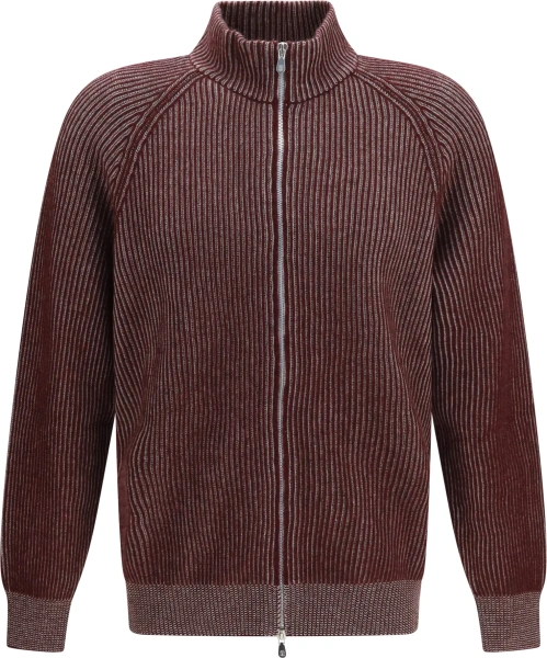 Cardigan Brunello Cucinelli multicolor din casmir