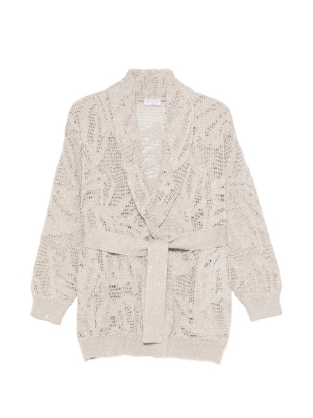 Cardigan Brunello Cucinelli neutru