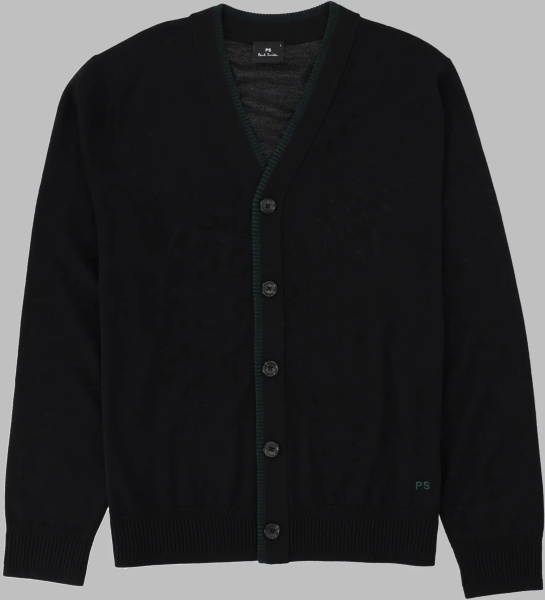 Cardigan Cardigan In Lana Merino Con Bottoni