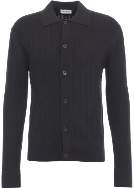 Cardigan Cardigan with polo collar