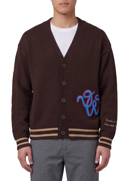 Cardigan Cat Off Varsity Knit Cardigan