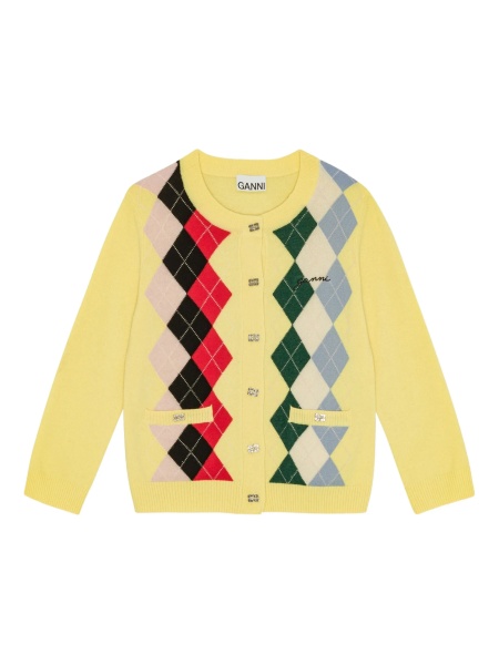 Cardigan Ganni galben