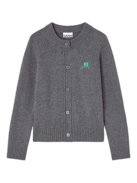 Cardigan Ganni gri