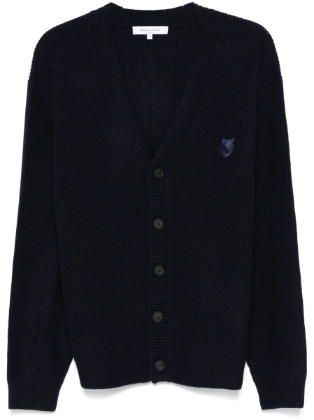 Cardigan MAISON KITSUNÉ albastru