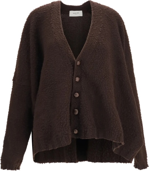 Cardigane Casentino-effect wool Cardigan