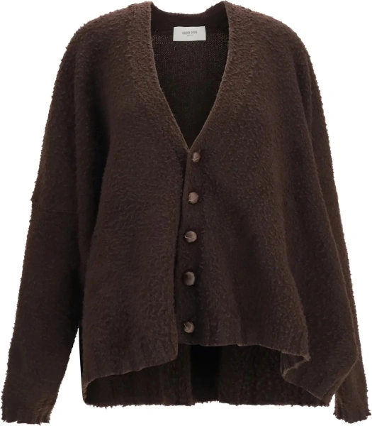 Cardigane Casentino-effect wool Cardigan