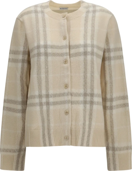 Cardigane Check cashmere Cardigan