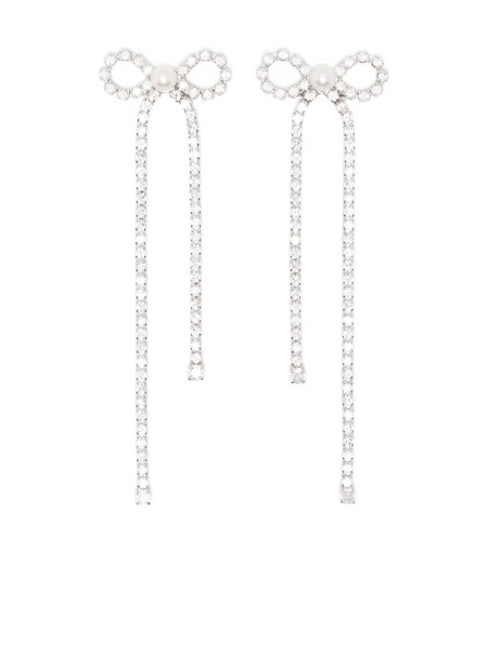 Cercei Bow earrings with crystals