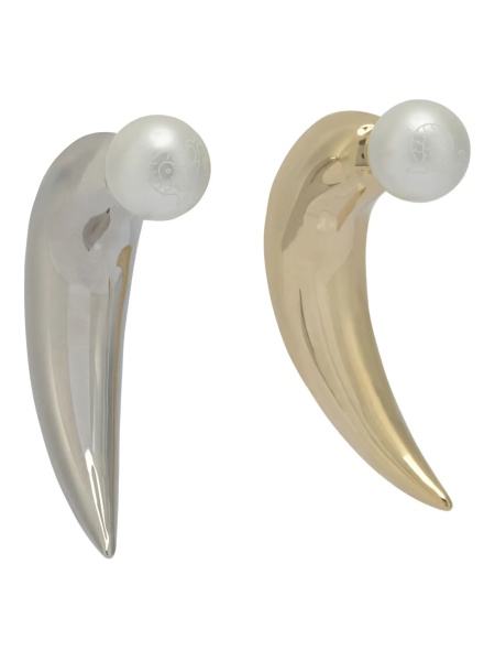 Cercei Horn earrings with pearl