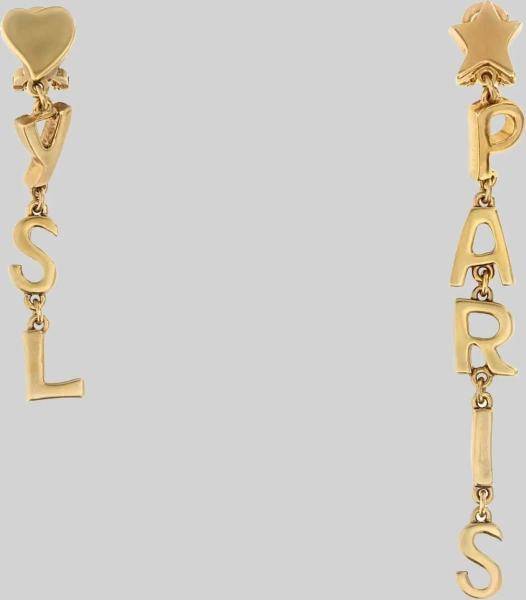 Cercei Ysl Paris Drop Earrings In Metal