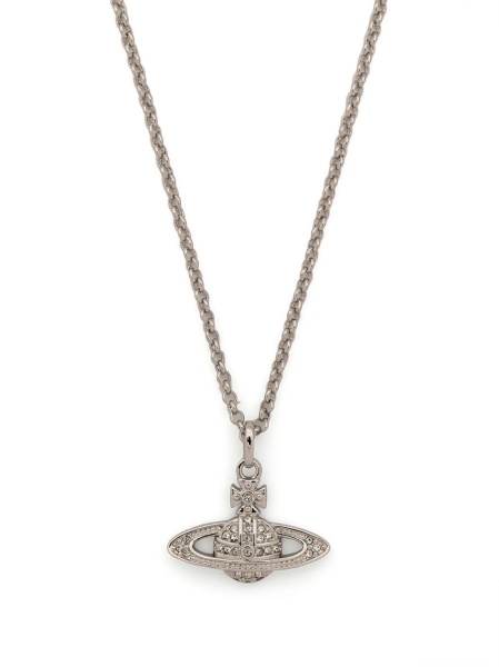 Colier Vivienne Westwood argintiu din alama
