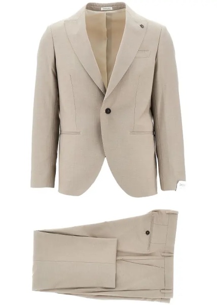 Costum 'Biella' single-breasted tailored suit