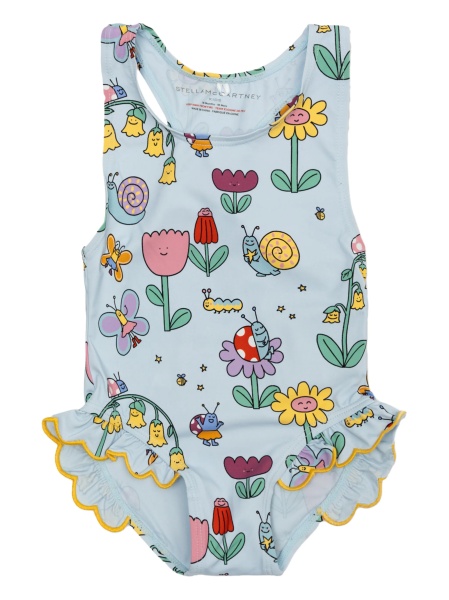 Costum de baie Stella McCartney albastru