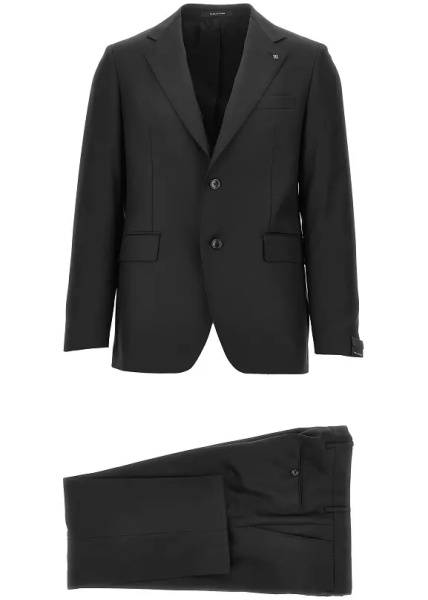 Costum Virgin wool two-pieces tailored suit