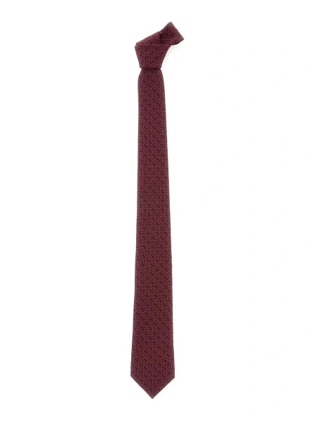 Cravata Saint Laurent maro din matase