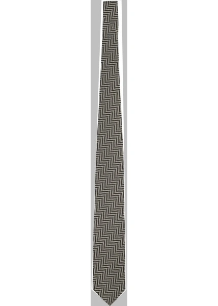 Cravate Cravatta In Jacquard Di Seta 8 Cm