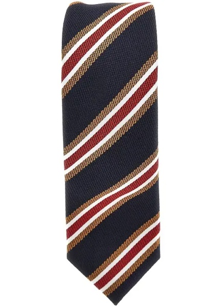 Cravate Silk necktie with jacquard motif