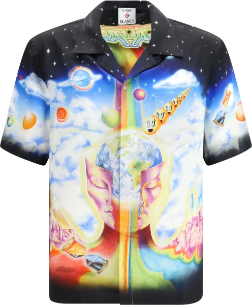 Cuban Shirt with graphic print