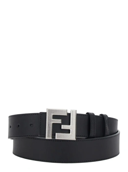 Curea Fendi neagra din piele
