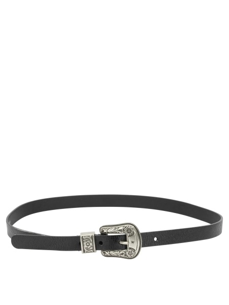 Curea "Hip Lace" Leather Belt