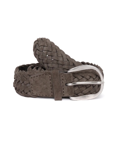 Curea SUEDE PLOT 3.5 CM BRAIDED BELT