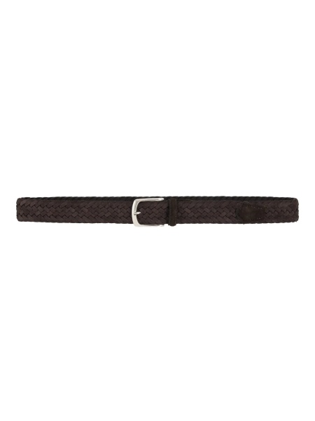 Curea Woven suede and cotton