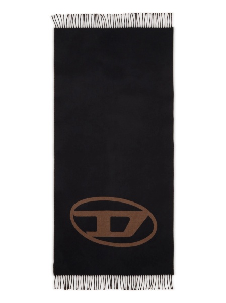 Esarfa Diesel Oval D neagra