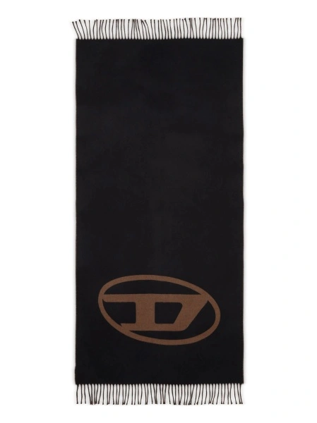 Esarfa Diesel Oval D neagra