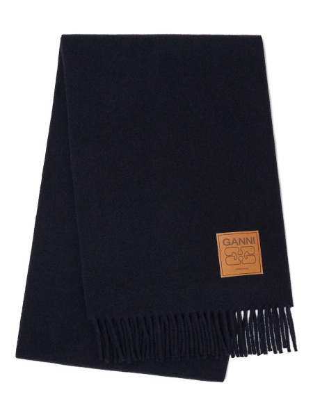 Esarfa Ganni neagra