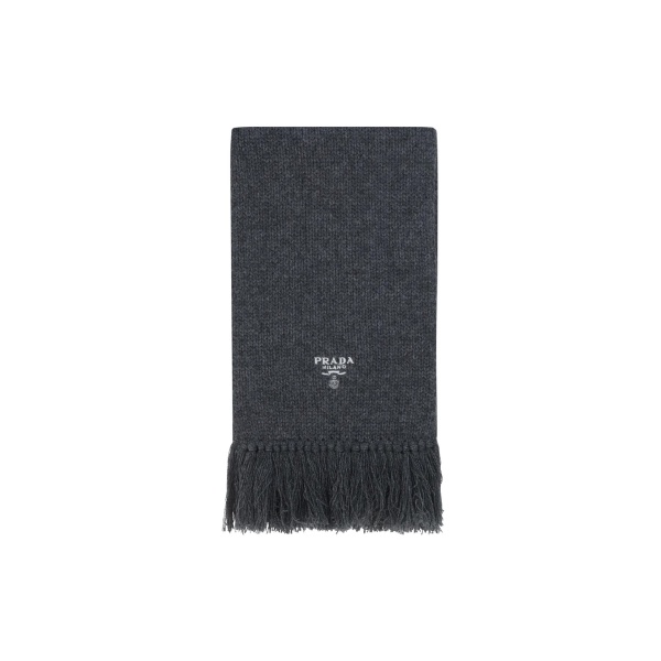 Esarfa Prada Cashmere Logo Scarf