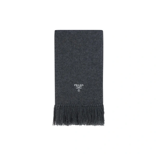 Esarfa Prada Cashmere Logo Scarf