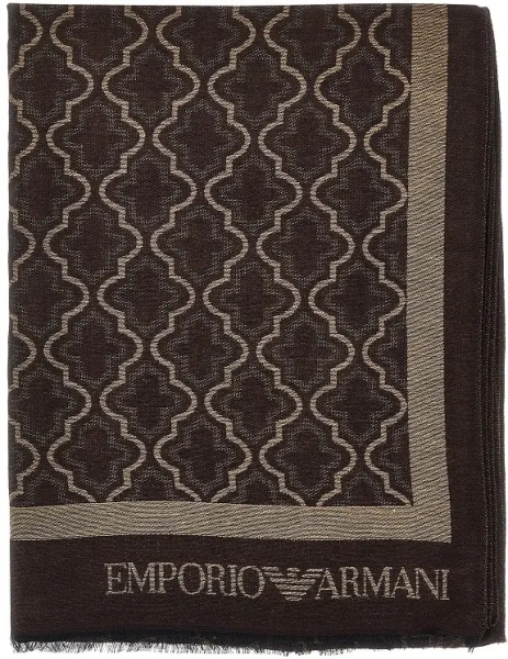 Esarfa Viscose and modal scarf with jacquard motif