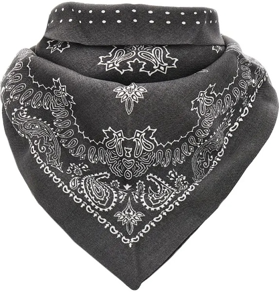 Esarfa Wool scarf with Bandanda motif