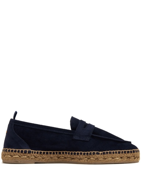 Espadrile CASTAÑER albastre din piele intoarsa