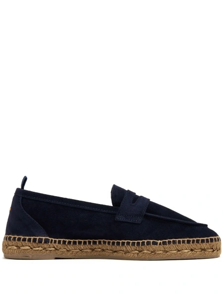 Espadrile CASTAÑER albastre din piele intoarsa
