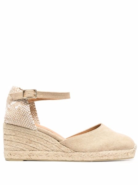 Espadrile CASTAÑER neutre din material textil