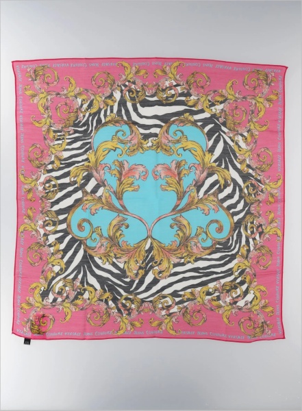 Fulare Foulard In Lana E Seta