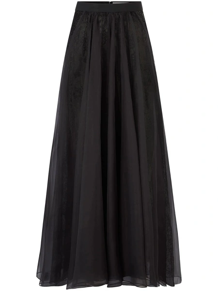 Fusta clos Nina Ricci neagra din matase