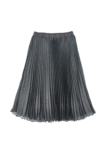 Fusta Ermanno Scervino Kids neagra din polyester