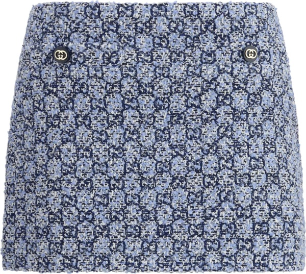 Fusta GG Tweed Skirt
