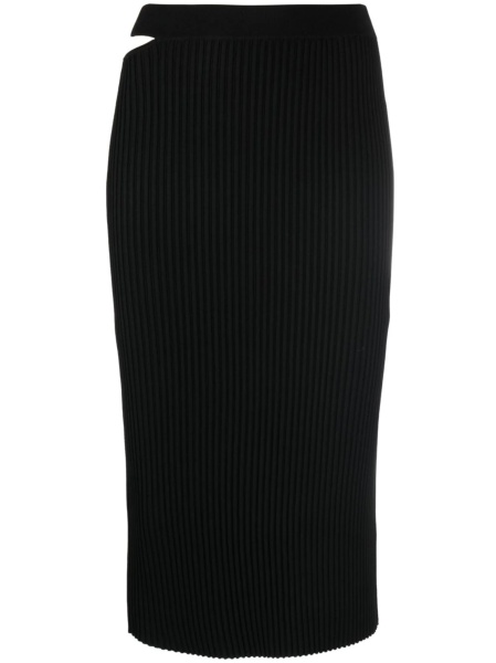 Fusta tricotate HELMUT LANG neagra