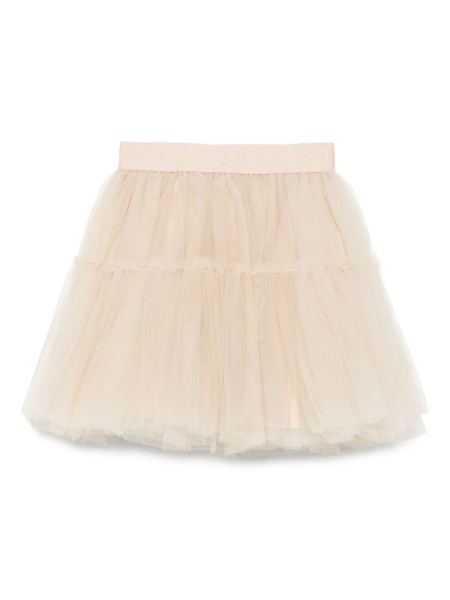 Fusta tutu Monnalisa neutra din poliamida si polyester