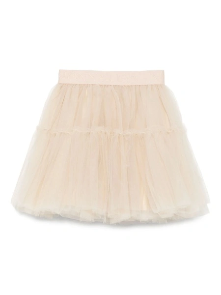 Fusta tutu Monnalisa neutra din poliamida si polyester