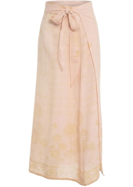 Fuste Cotton midi skirt 'Oceana'